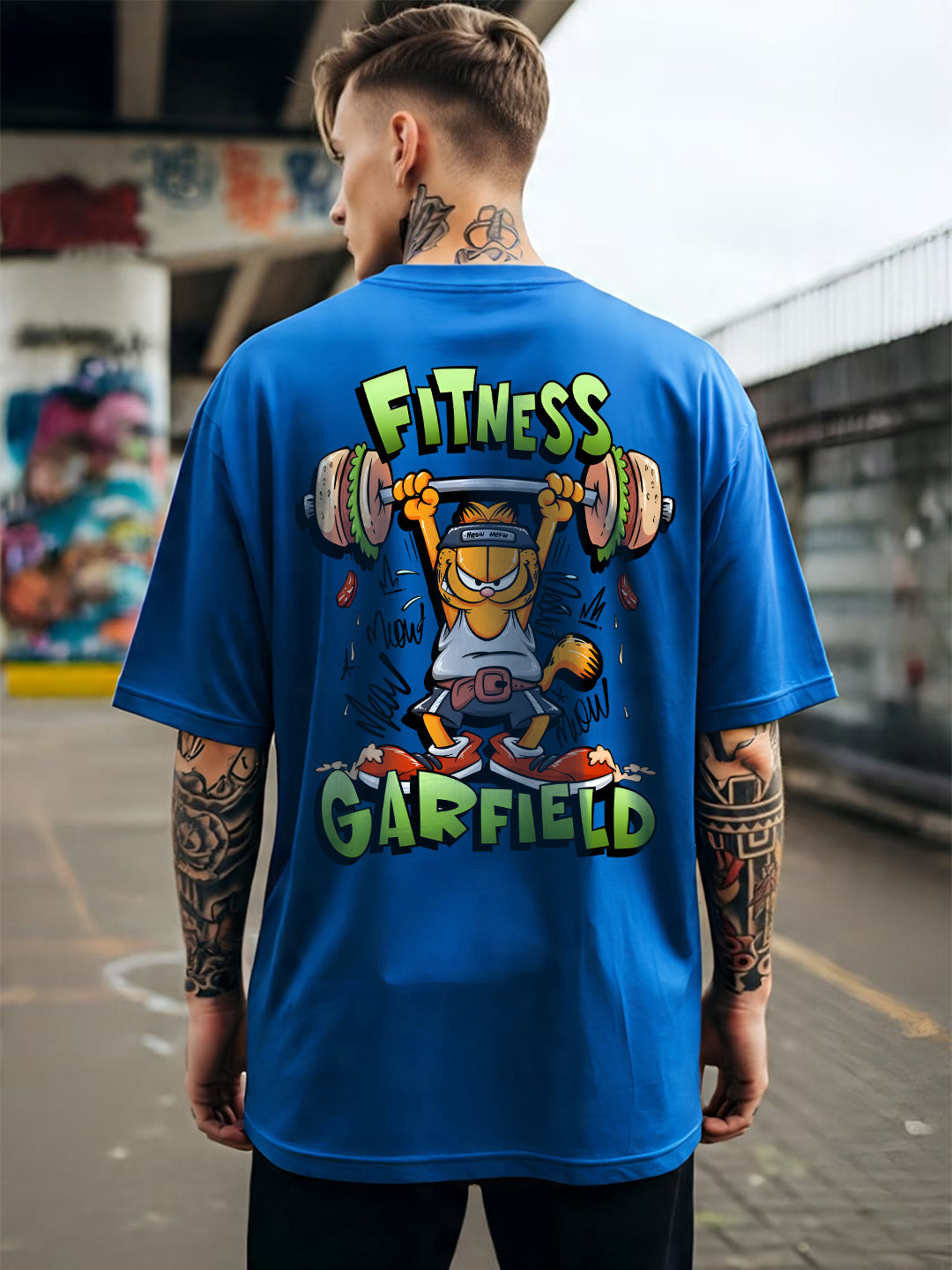 Fitness Garfield Oversized T-shirt