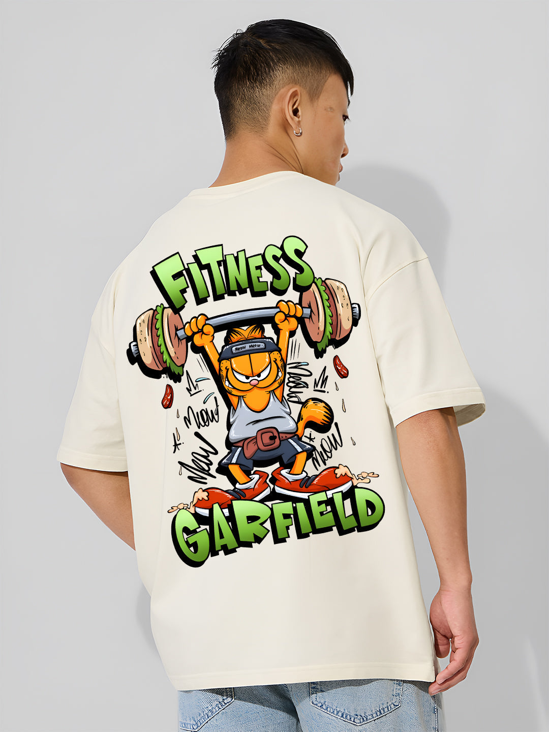 Fitness Garfield Oversized T-shirt