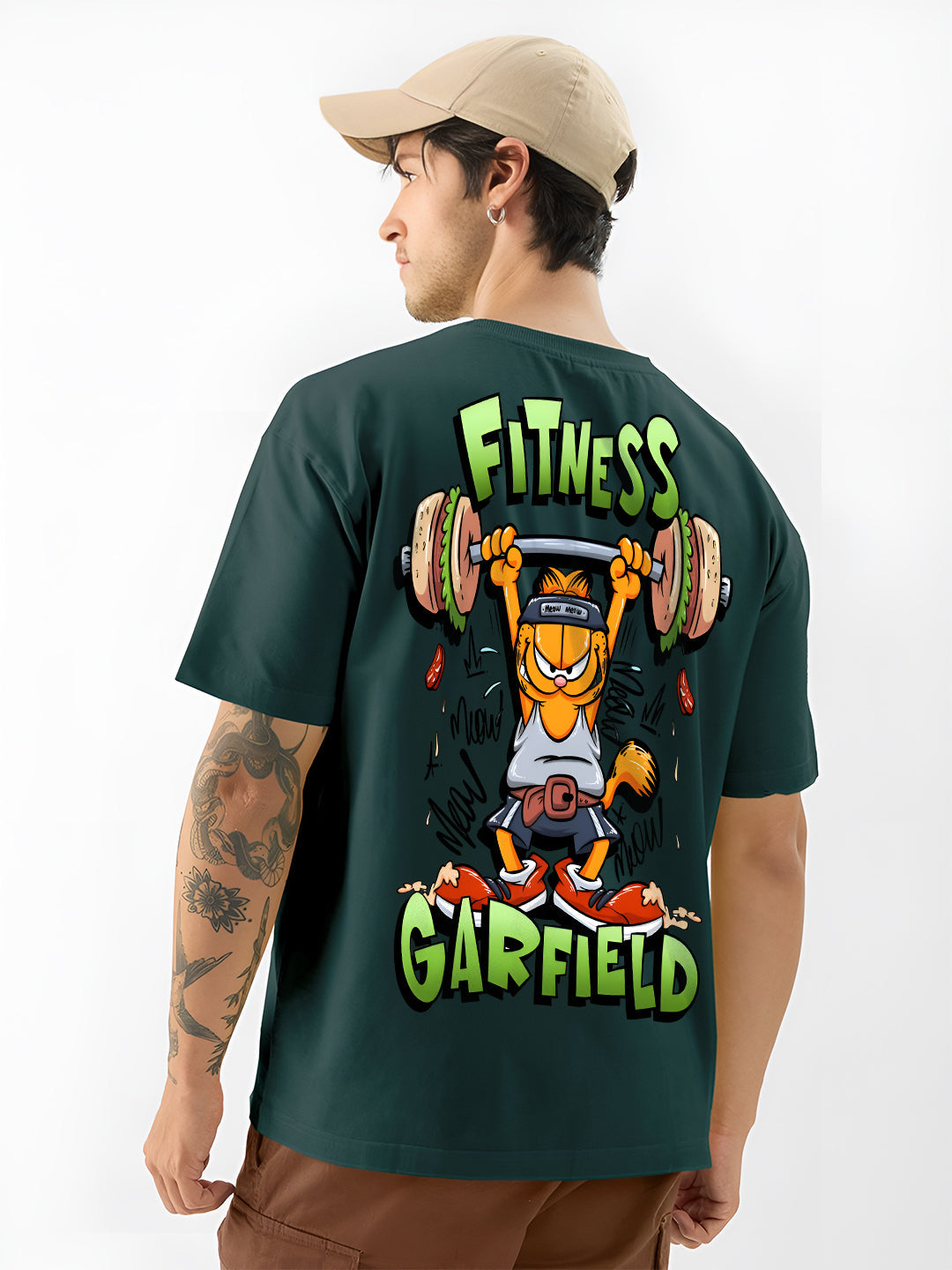 Fitness Garfield Oversized T-shirt