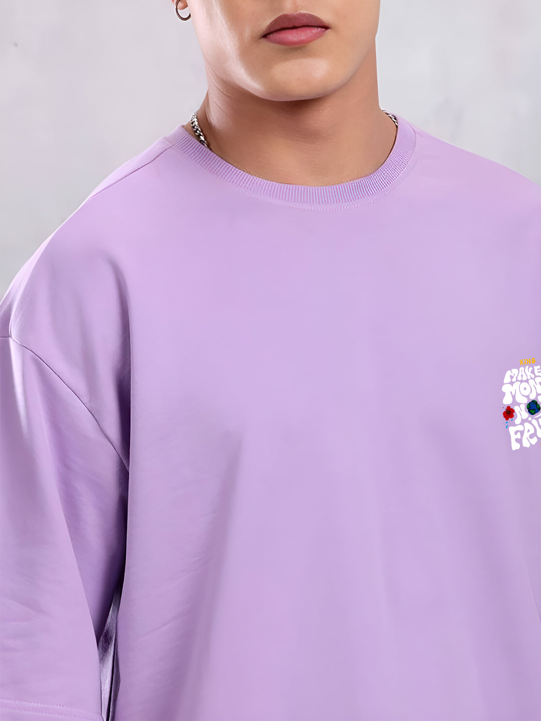 “Make Money Not Friends” Oversized Cotton T-Shirt