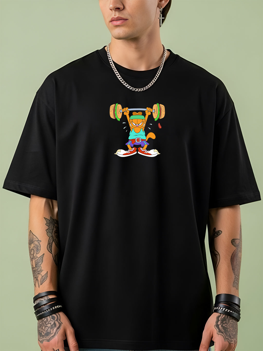 Fitness Garfield Oversized T-shirt