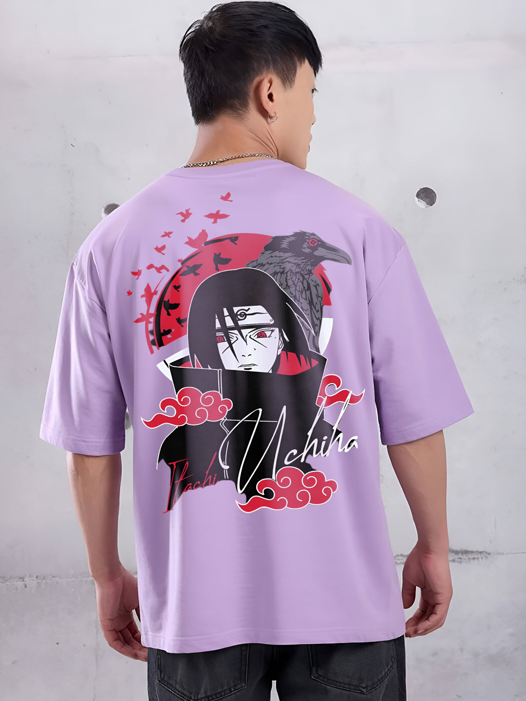 Angerhood Men Oversized Soso Dade Printed Cotton T-Shirt