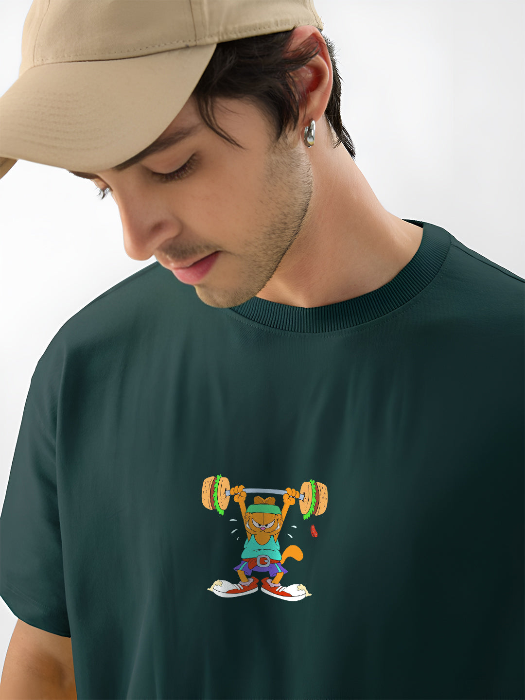 Fitness Garfield Oversized T-shirt