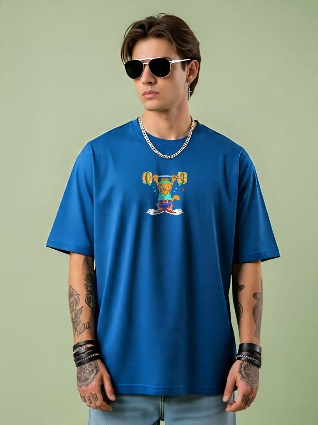 Fitness Garfield Oversized T-shirt