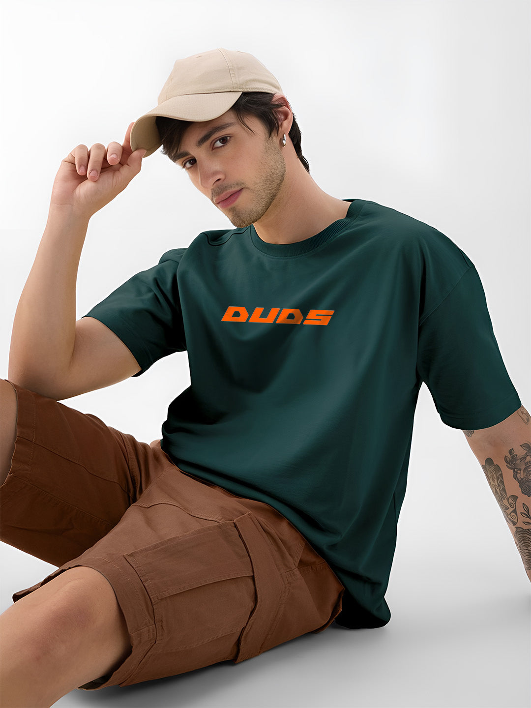 Oversized Goku Graphic T-shirt Print