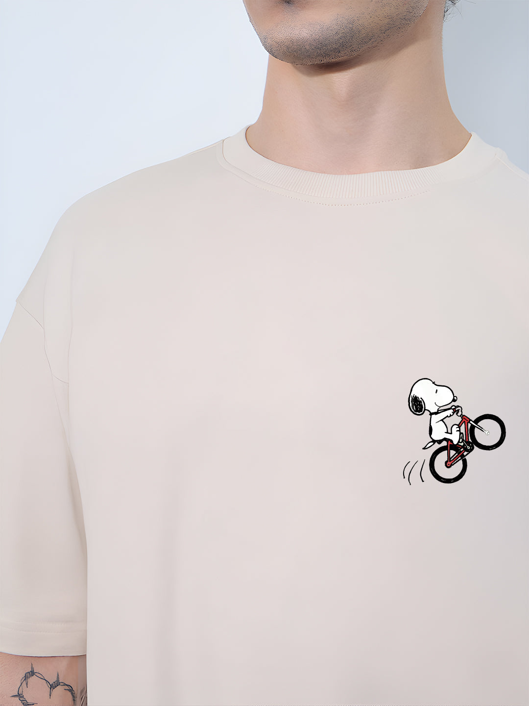 Snoopy Bicycle Oversized  T-shirt