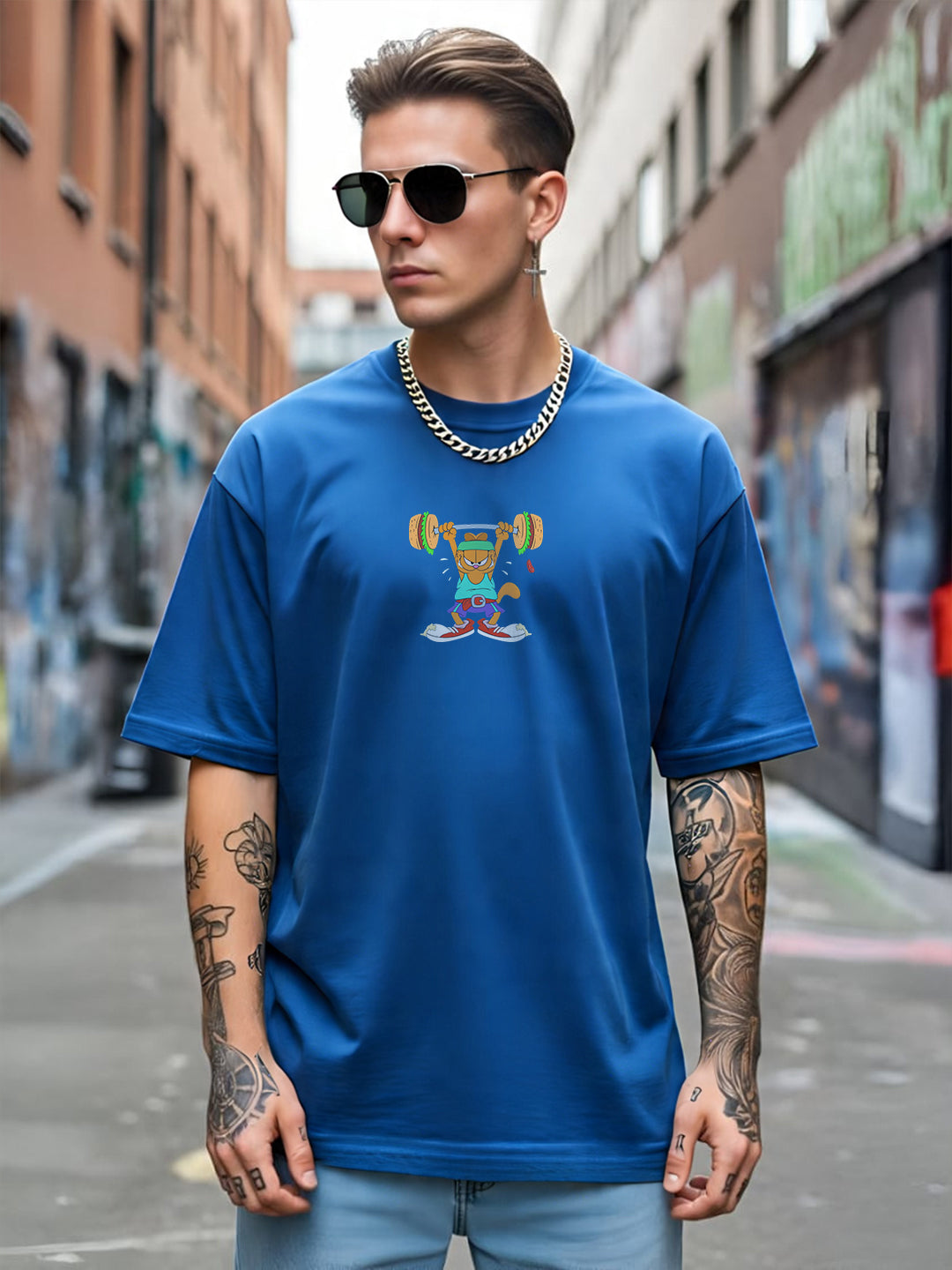 Fitness Garfield Oversized T-shirt