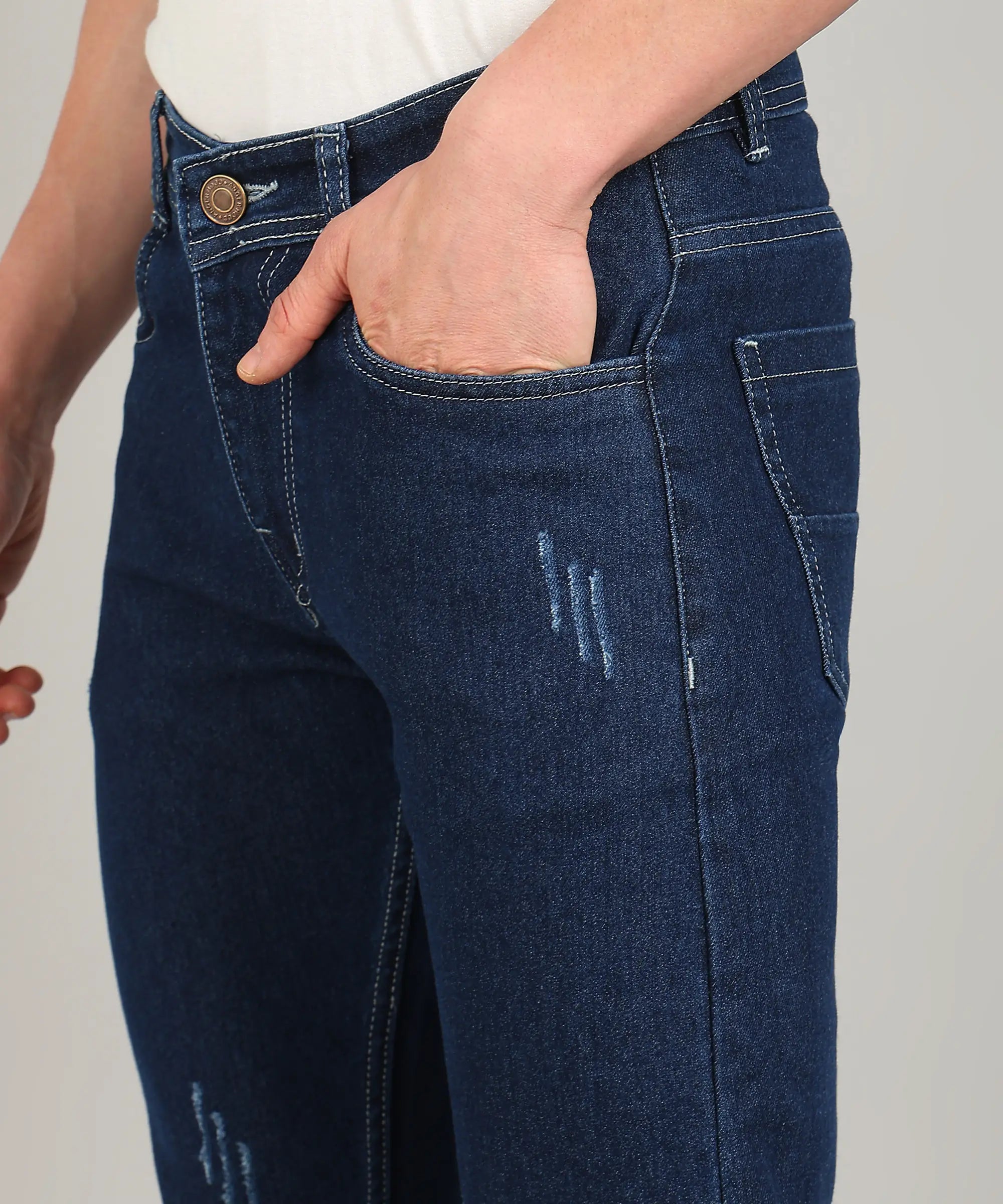 ANGERHOOD Relaxed fit Men Blue Jeans