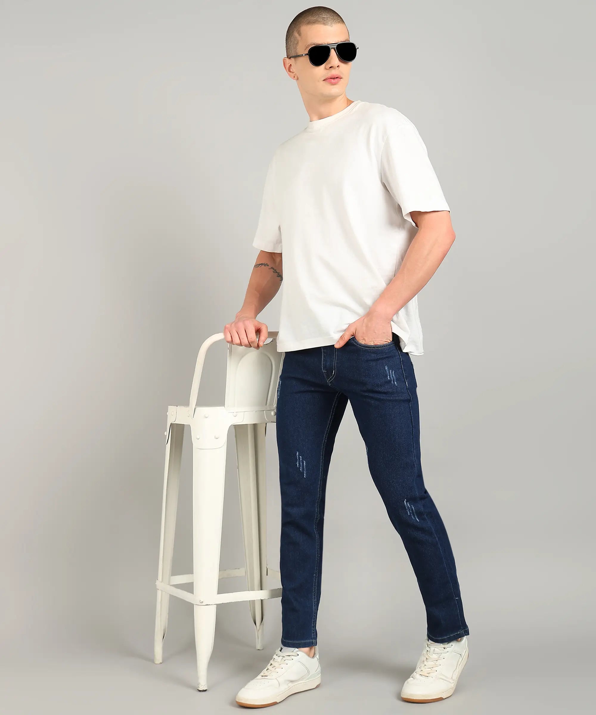 ANGERHOOD Relaxed fit Men Blue Jeans