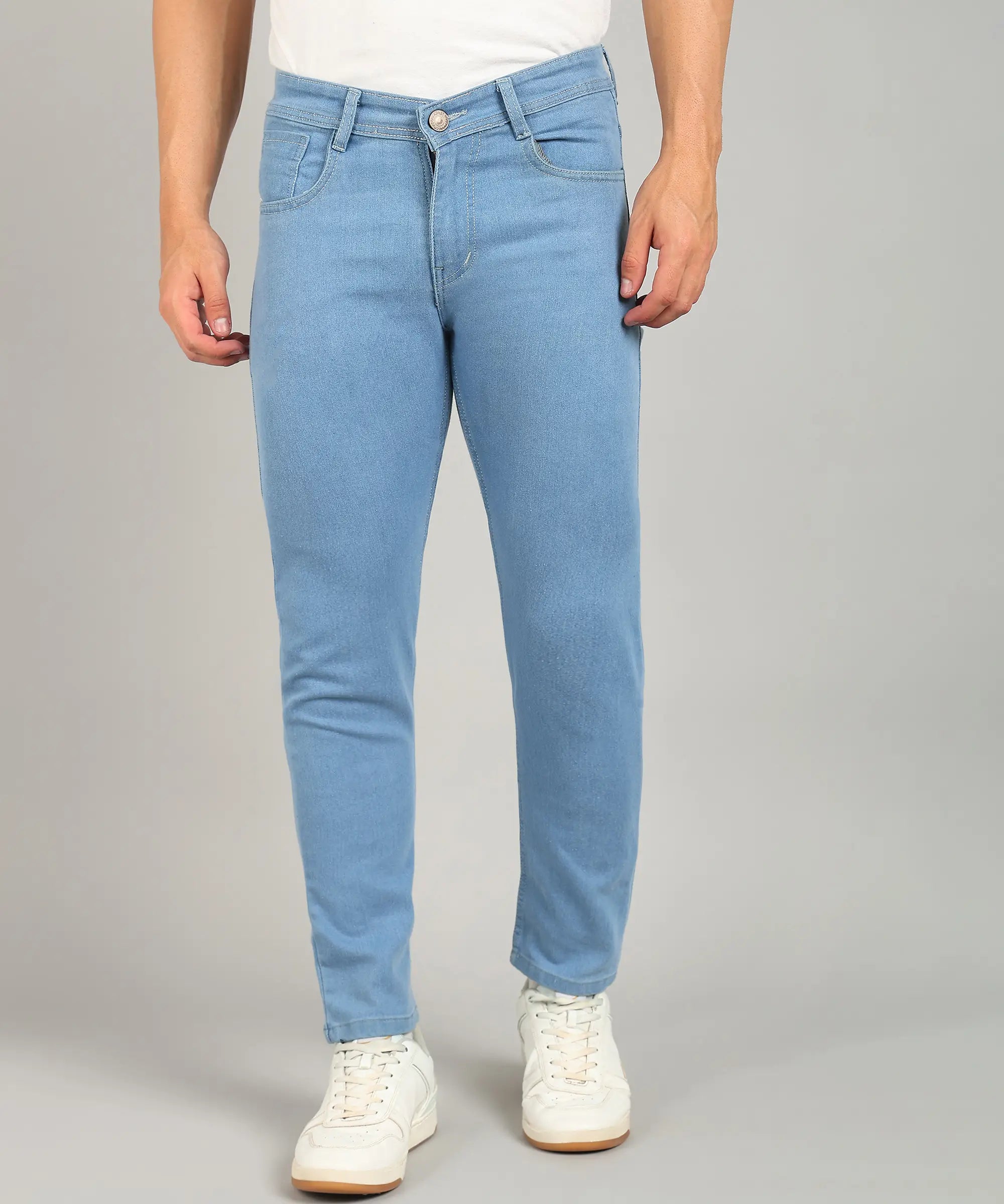 ANGERHOOD Relaxed Fit Men Blue Jeans