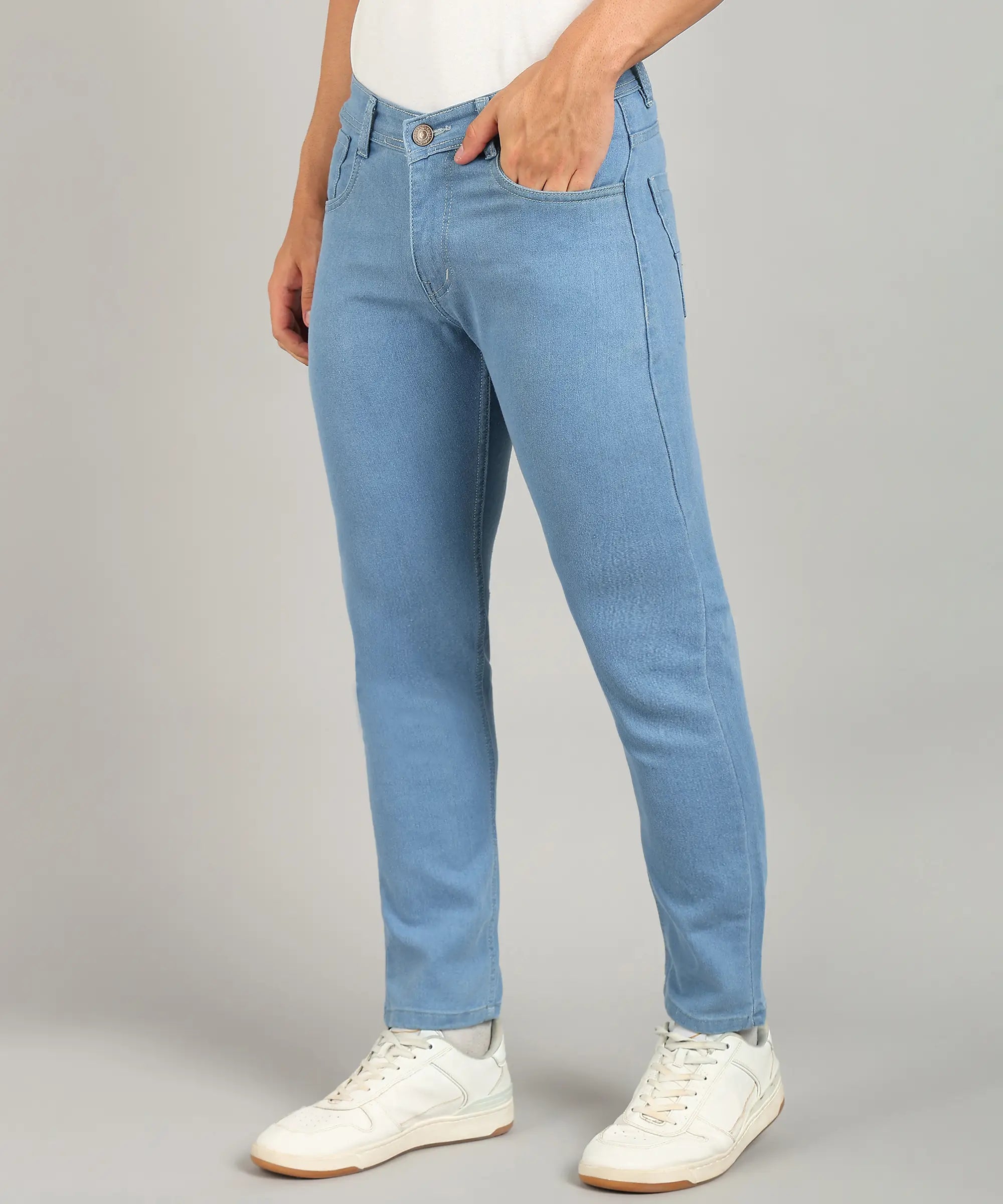 ANGERHOOD Relaxed Fit Men Blue Jeans