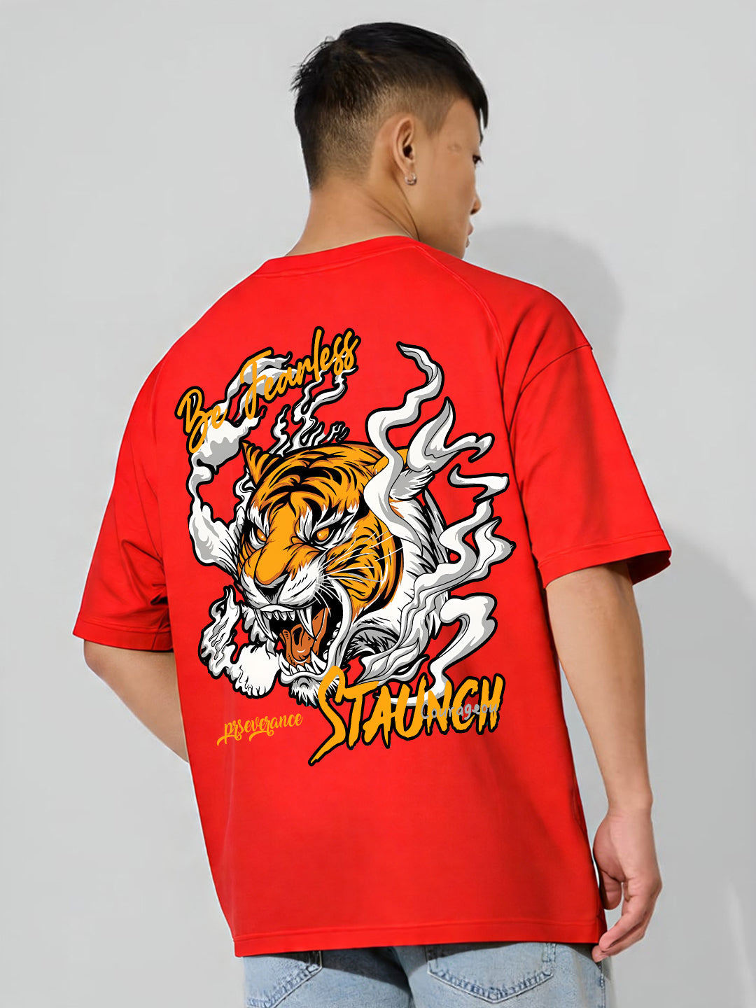 Fearless Tiger Oversized  T-shirt