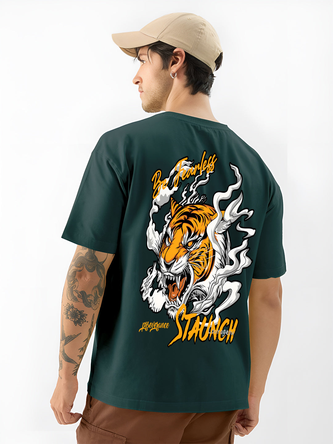 Fearless Tiger Oversized  T-shirt