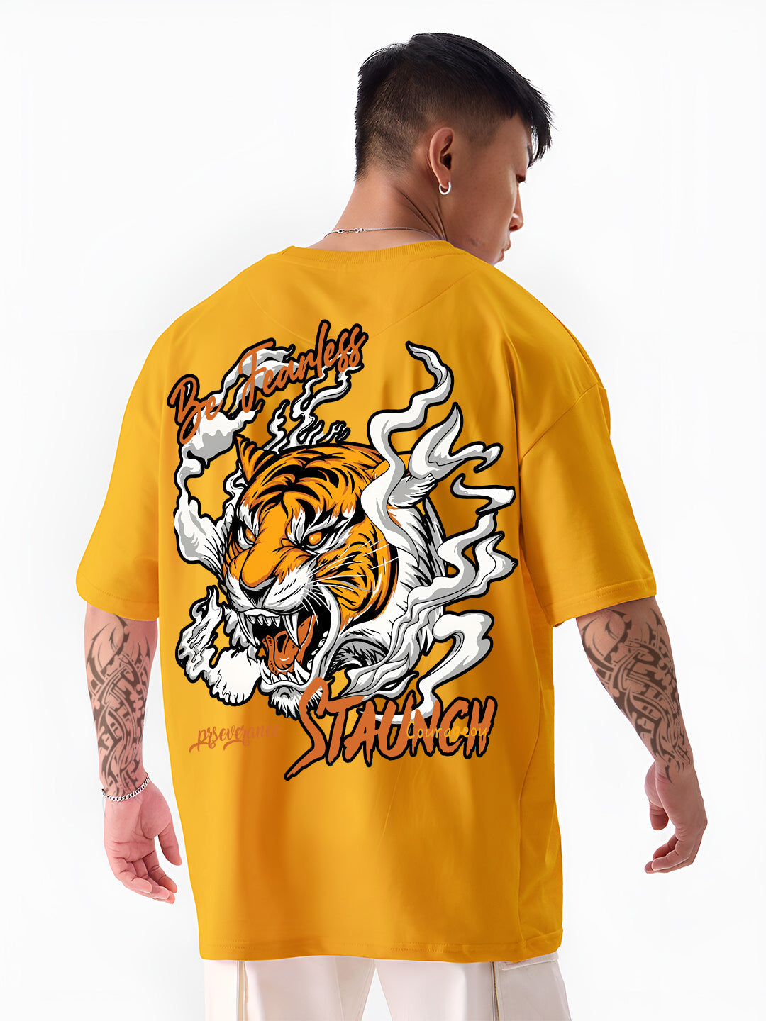 Fearless Tiger Oversized  T-shirt