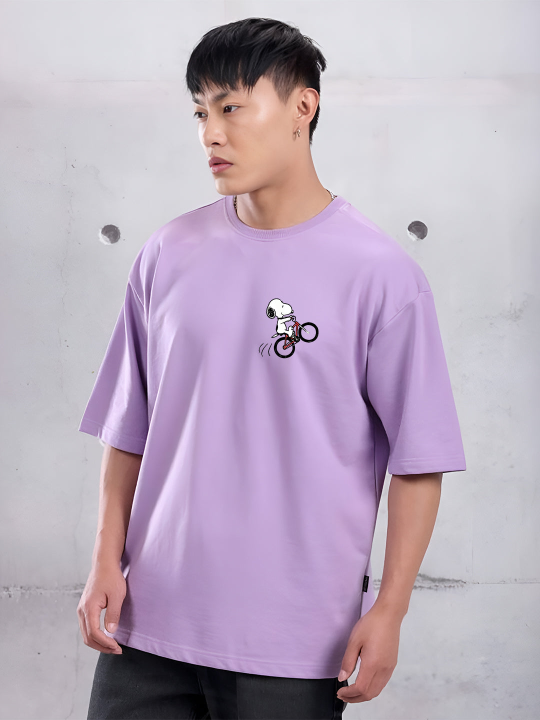 Snoopy Bicycle Oversized  T-shirt