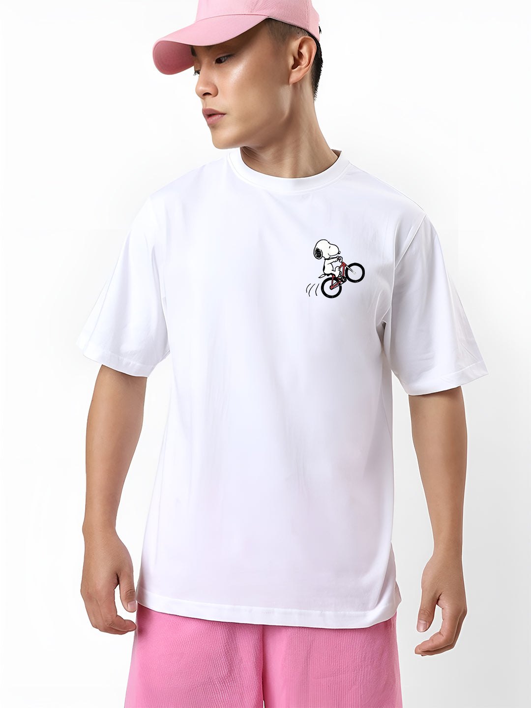 Snoopy Bicycle Oversized  T-shirt
