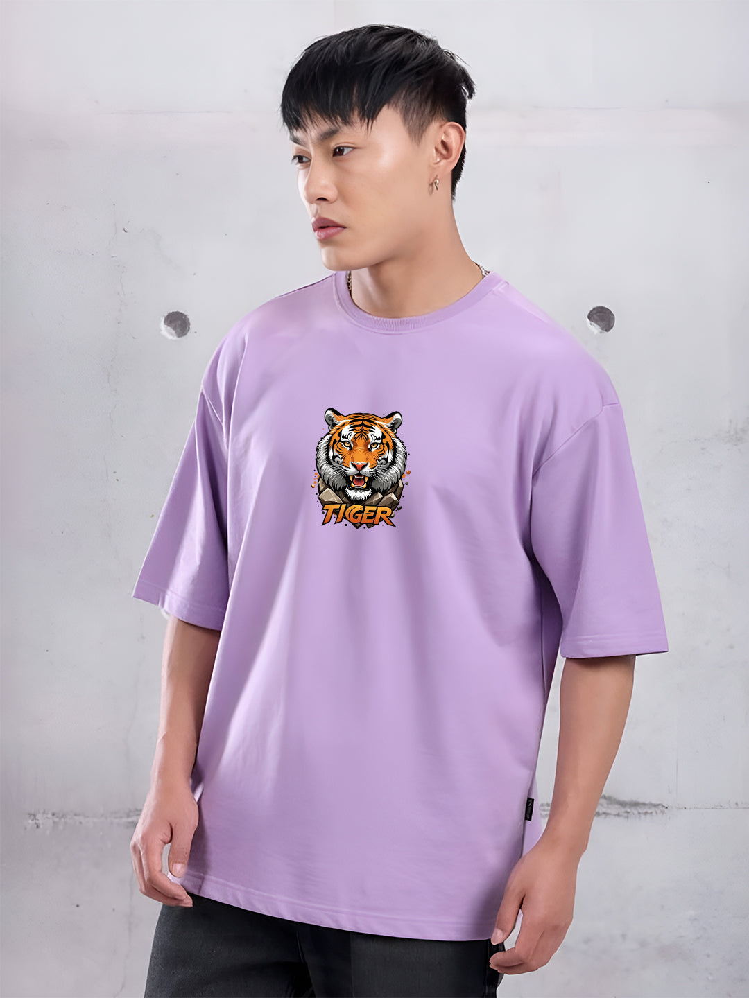 Fearless Tiger Oversized  T-shirt