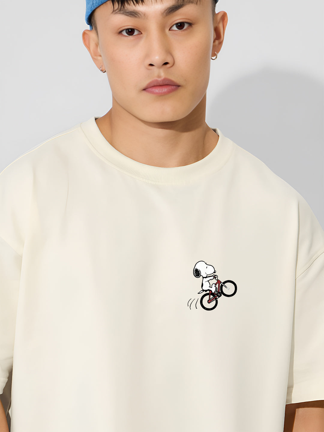 Snoopy Bicycle Oversized  T-shirt