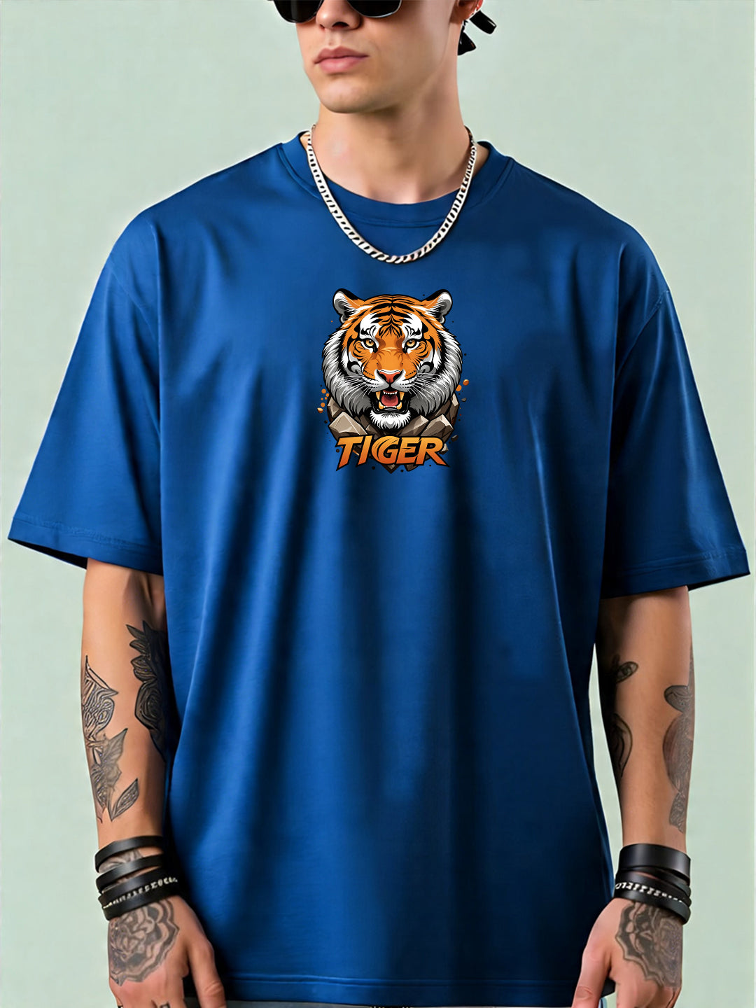 Fearless Tiger Oversized  T-shirt