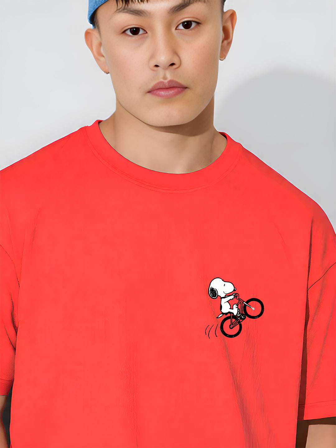Snoopy Bicycle Oversized  T-shirt