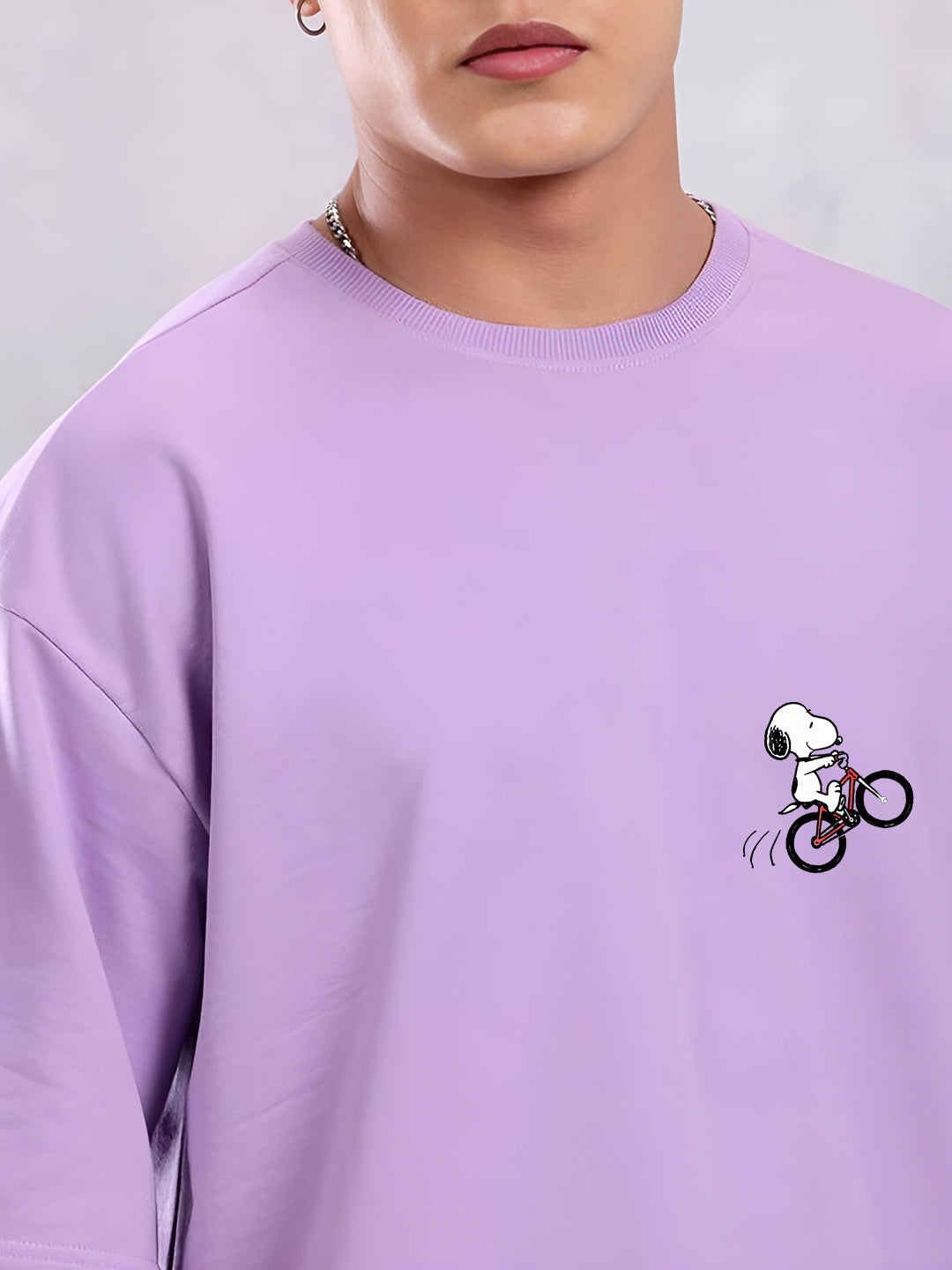 Snoopy Bicycle Oversized  T-shirt