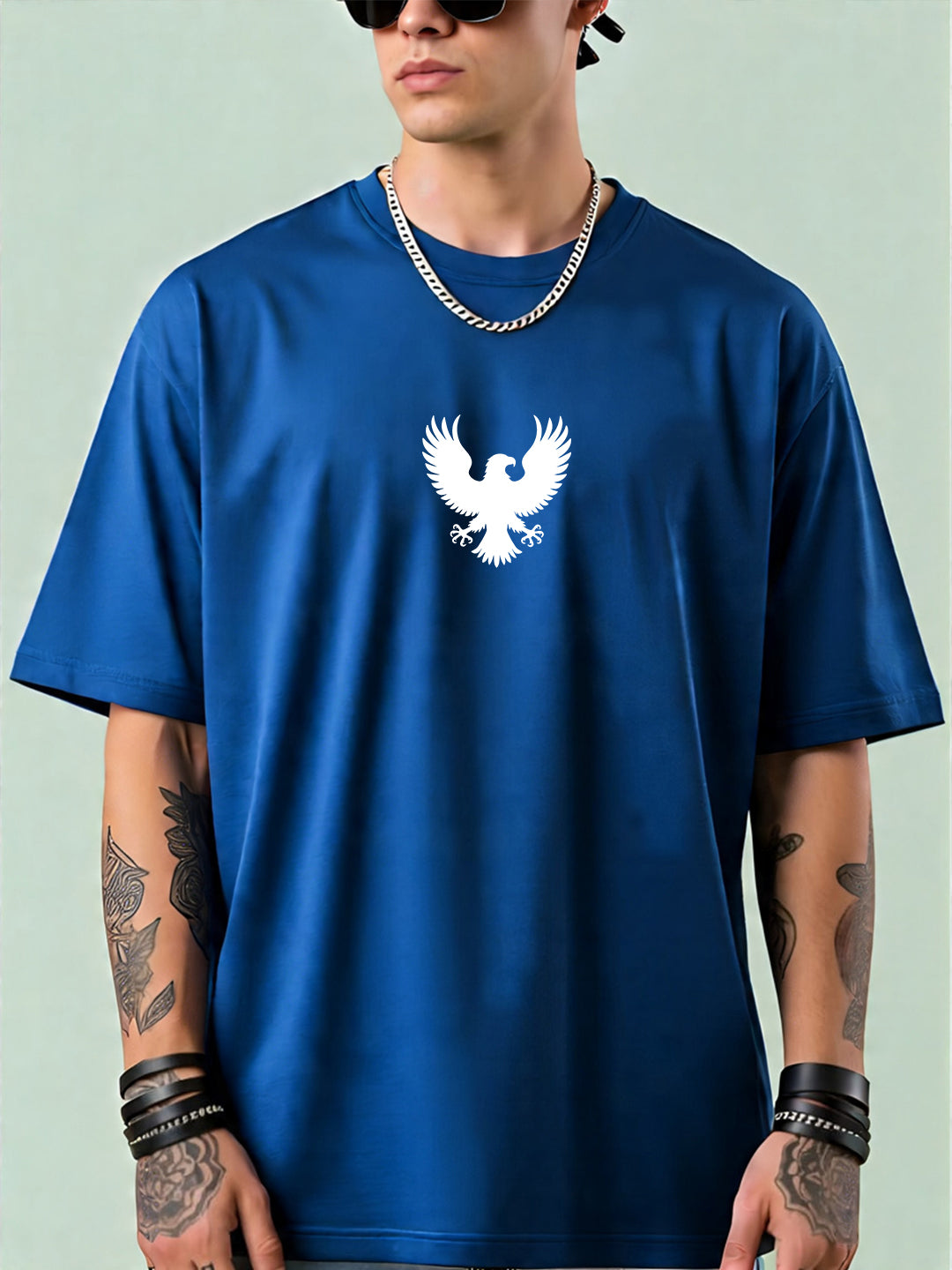 "Spread Your Wings – Rebel Spirit Eagle Oversized T-Shirt"