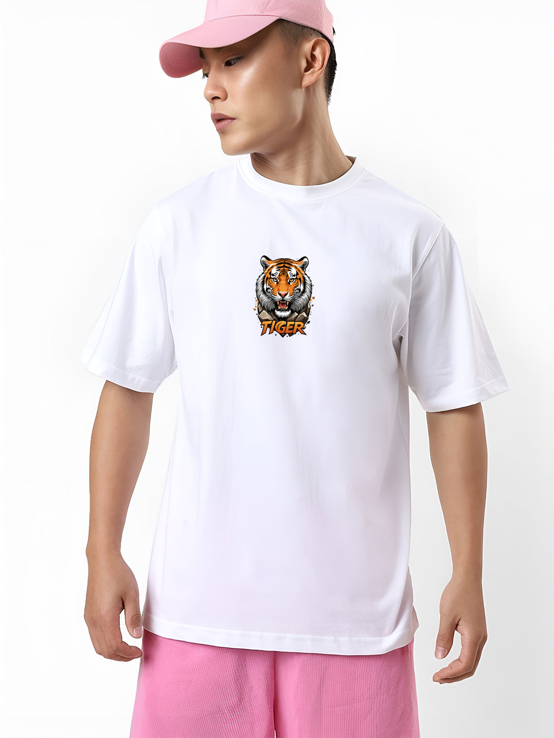 Fearless Tiger Oversized  T-shirt