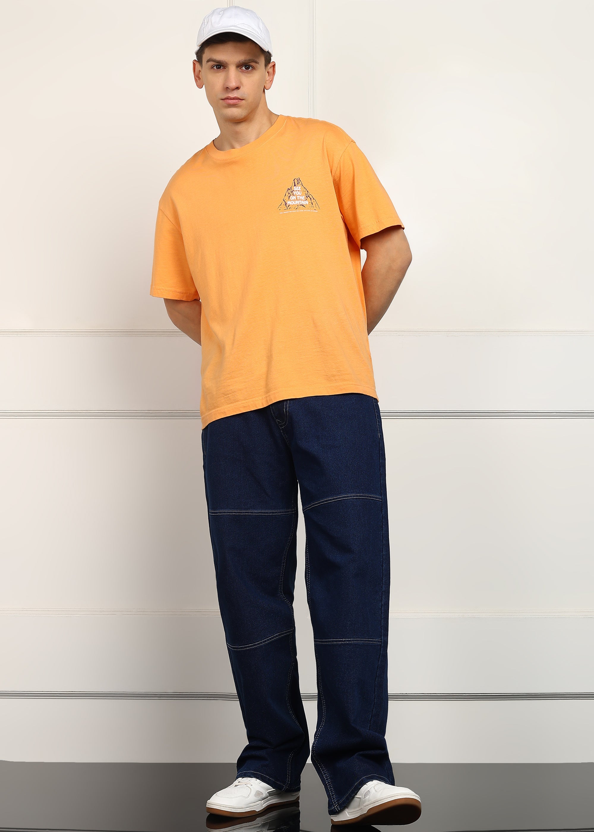 ANGERHOOD Loose Fit Men Blue  Jeans