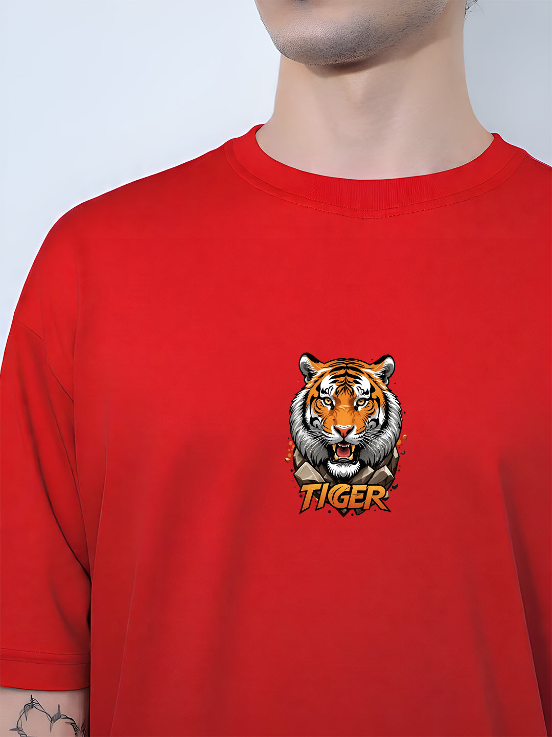 Fearless Tiger Oversized  T-shirt