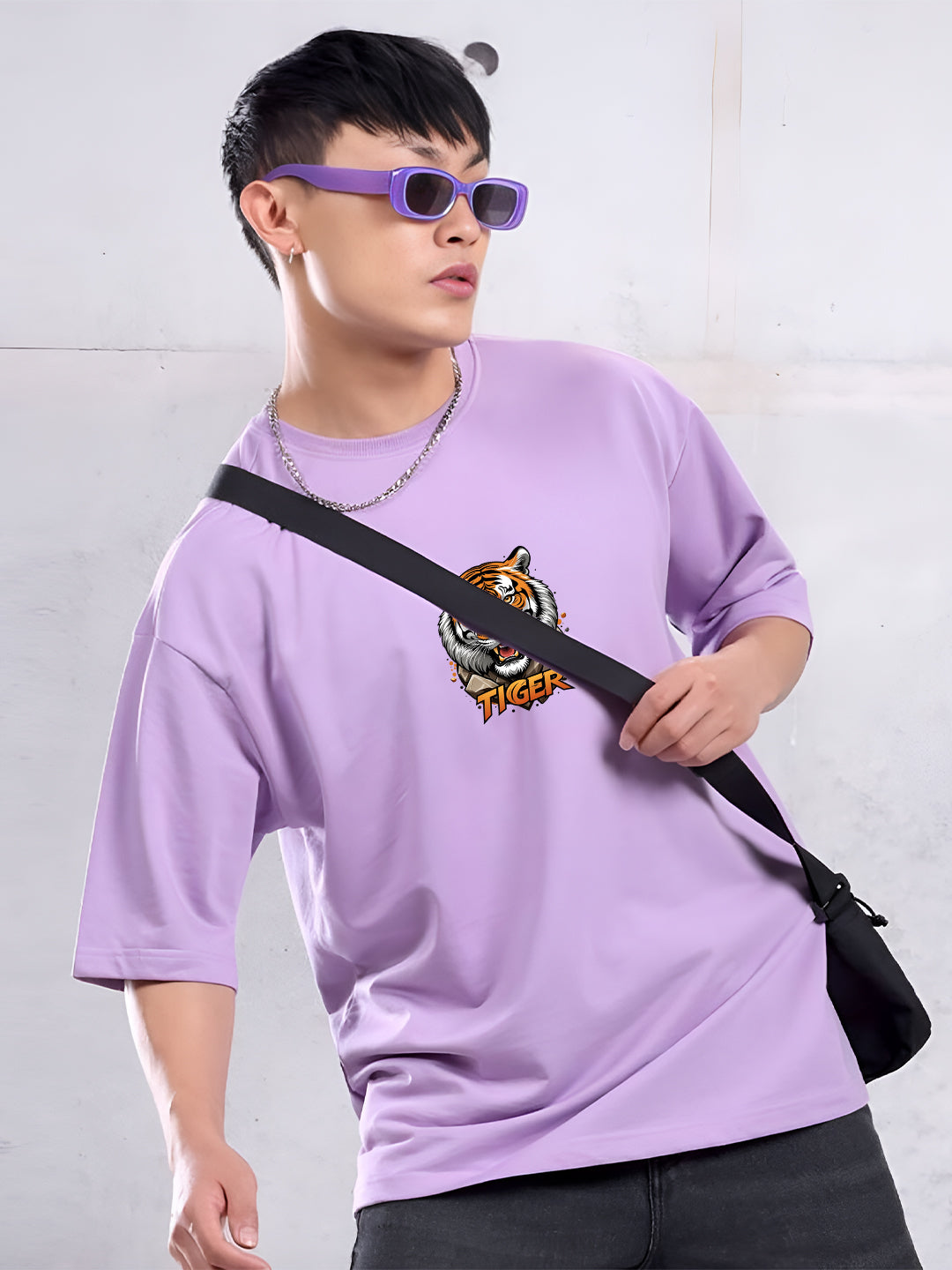 Fearless Tiger Oversized  T-shirt