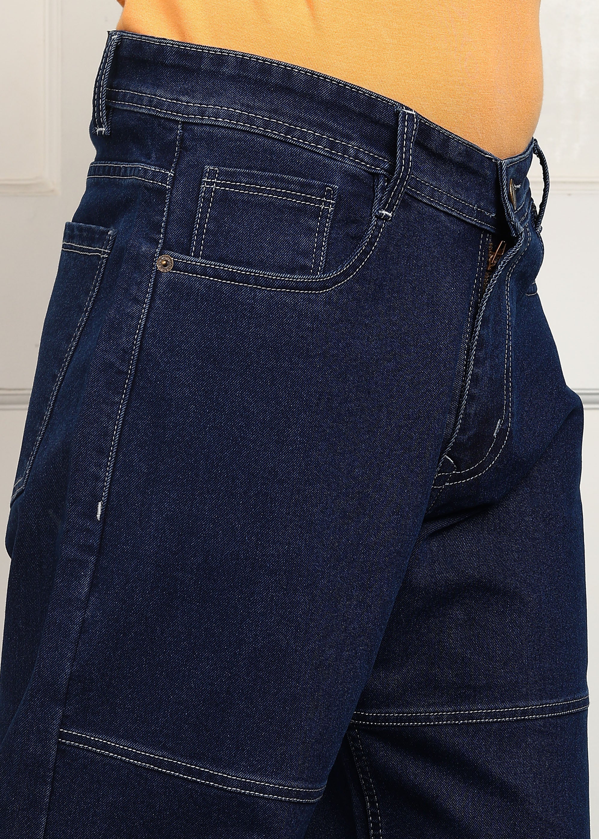 ANGERHOOD Loose Fit Men Blue  Jeans