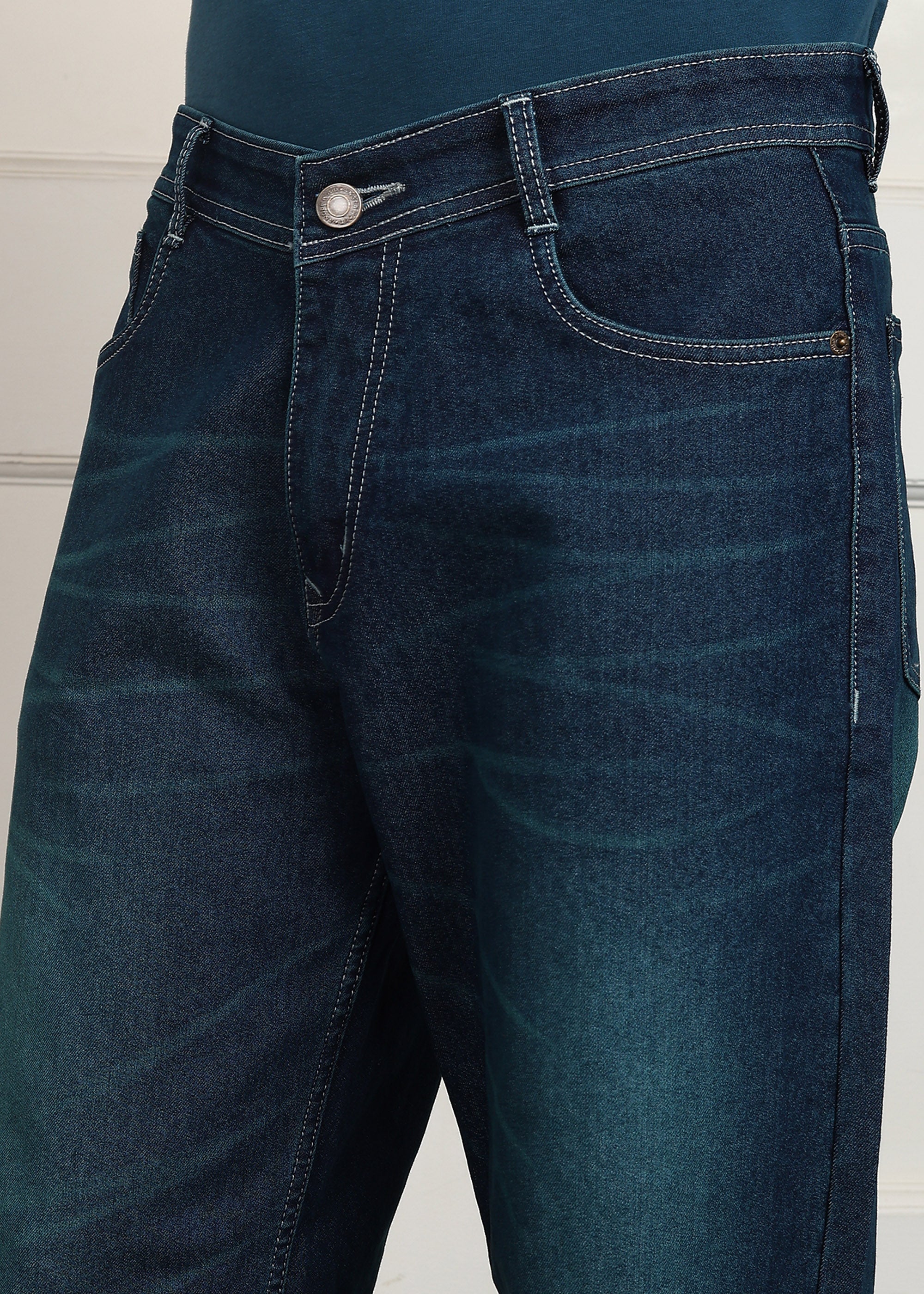 ANGERHOOD Loose Fit Men Blue  Jeans