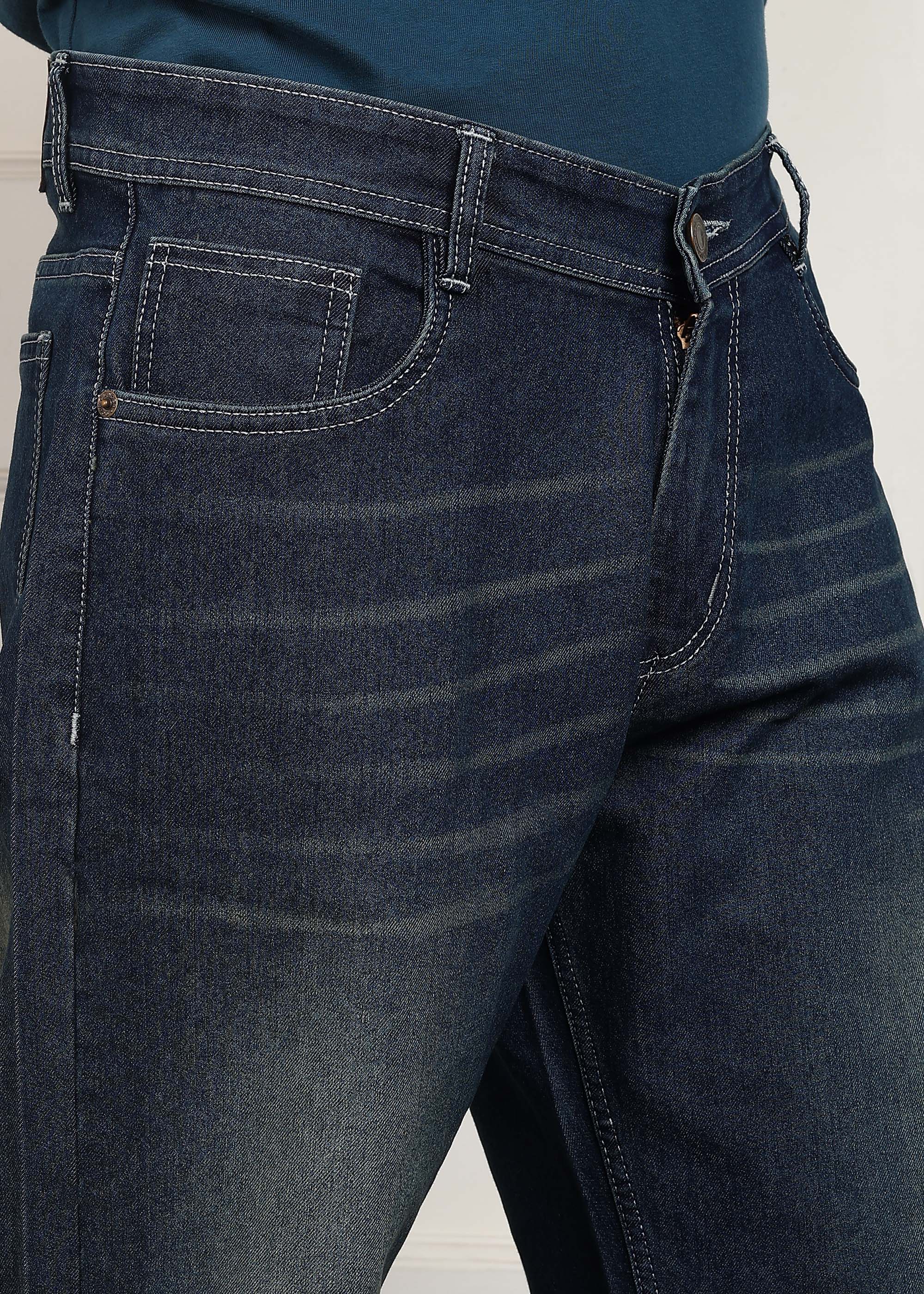 ANGERHOOD Loose Fit Men Blue  Jeans