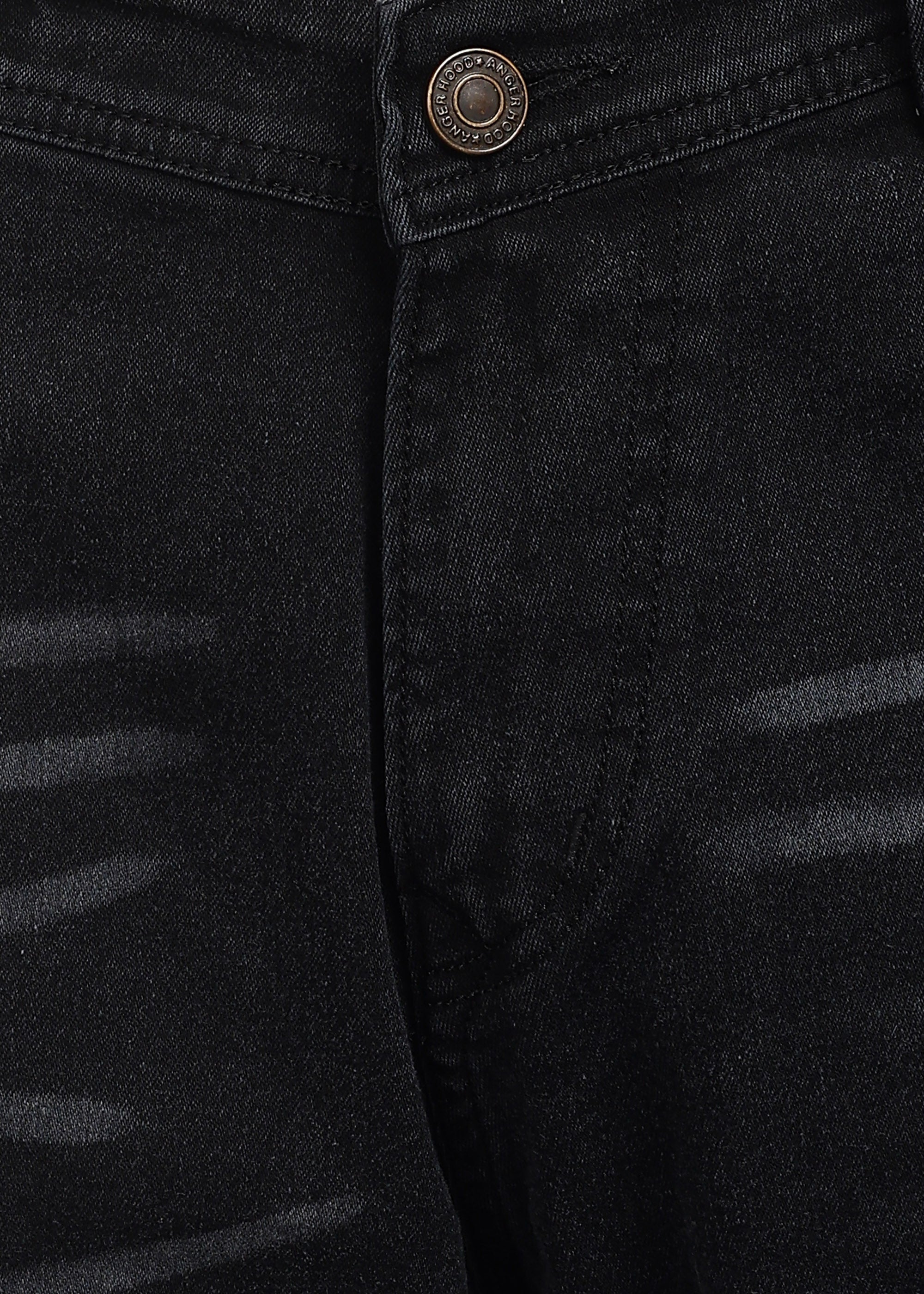 ANGERHOOD Loose Fit Men Black Jeans