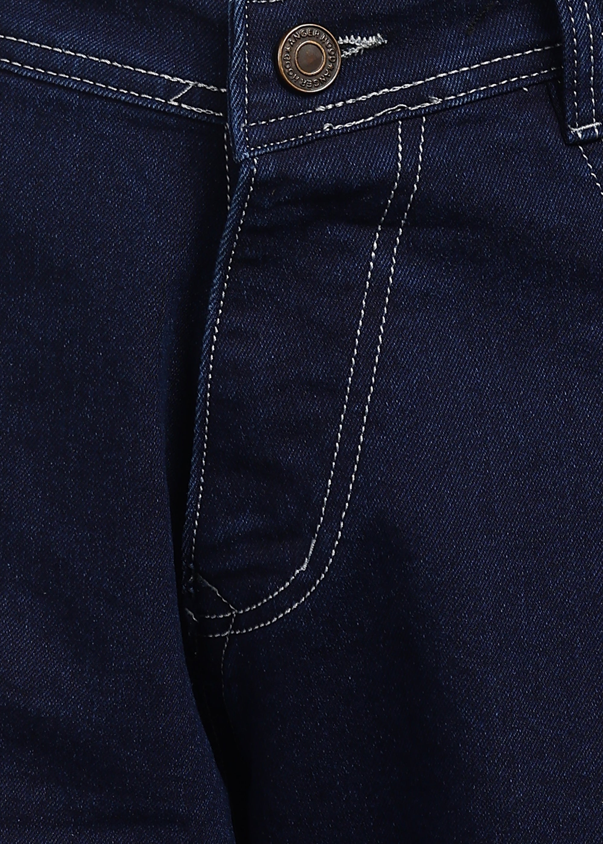 ANGERHOOD Loose Fit Men Dark Blue  Jeans