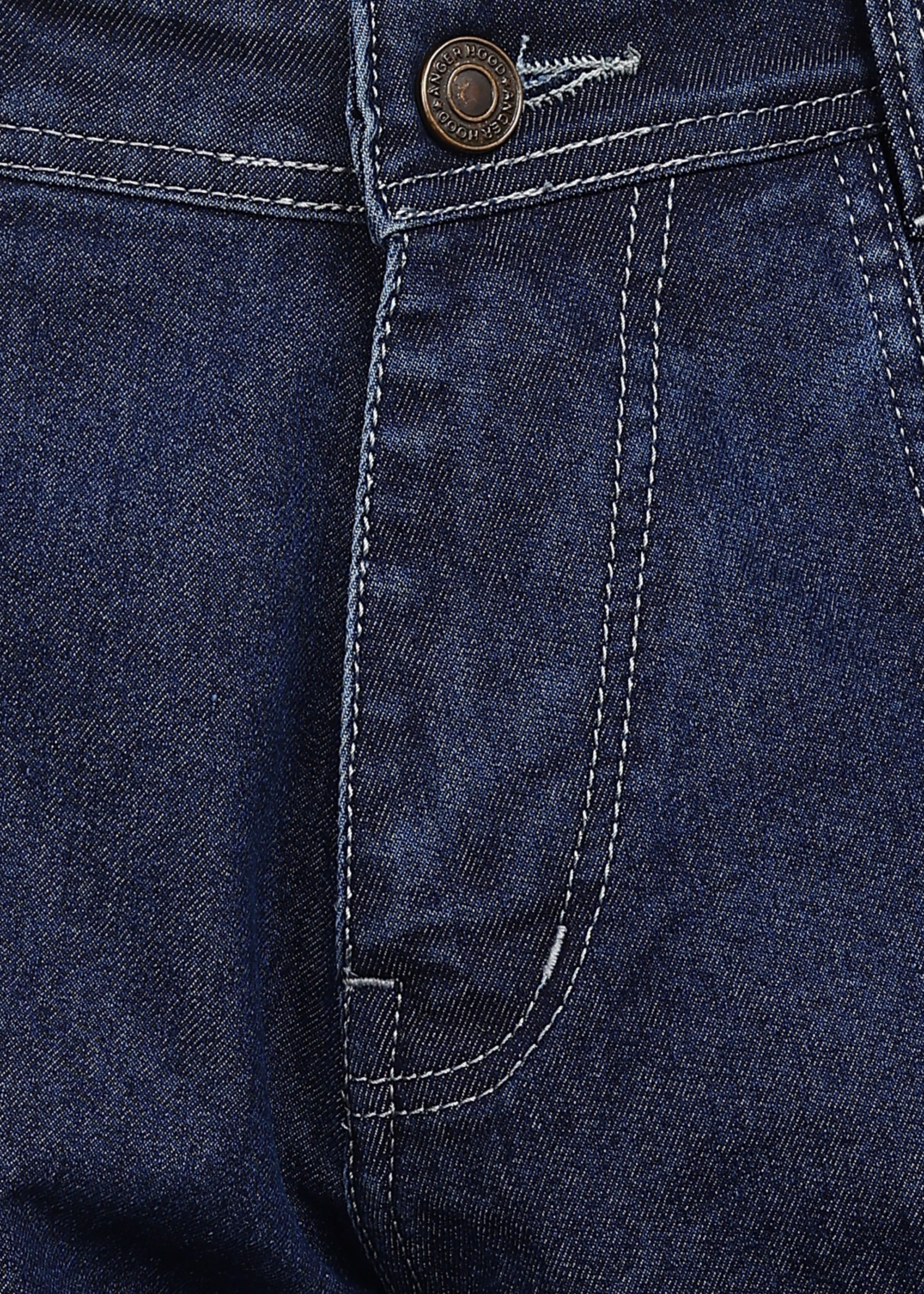 ANGERHOOD Loose Fit Men Dark Blue  Jeans