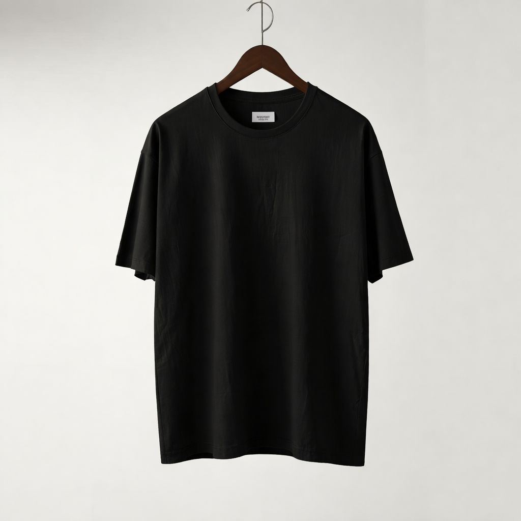 HEAVY24O GSM Oversized Fit French Terry Cotton T-Shirt - PURPLE