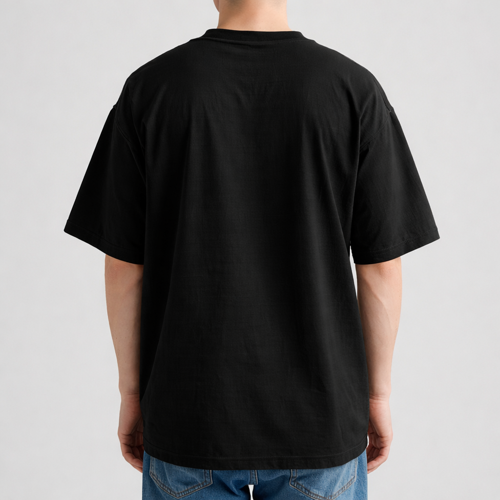 HEAVY24O GSM Oversized Fit French Terry Cotton T-Shirt - PURPLE