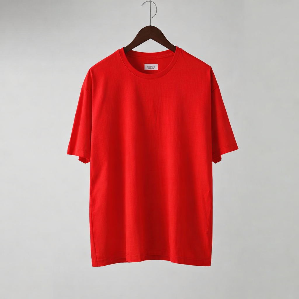 HEAVY24O GSM Oversized Fit French Terry Cotton T-Shirt - PURPLE