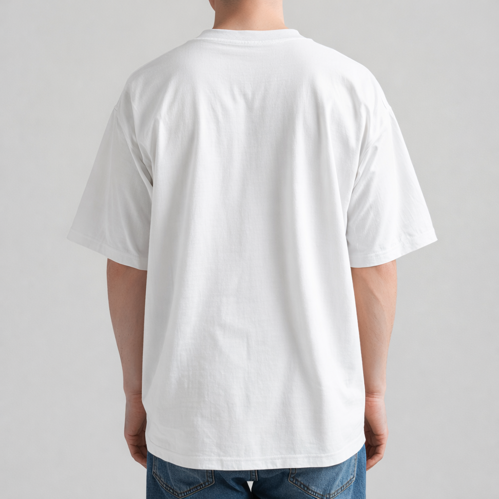 HEAVY24O GSM Oversized Fit French Terry Cotton T-Shirt - PURPLE