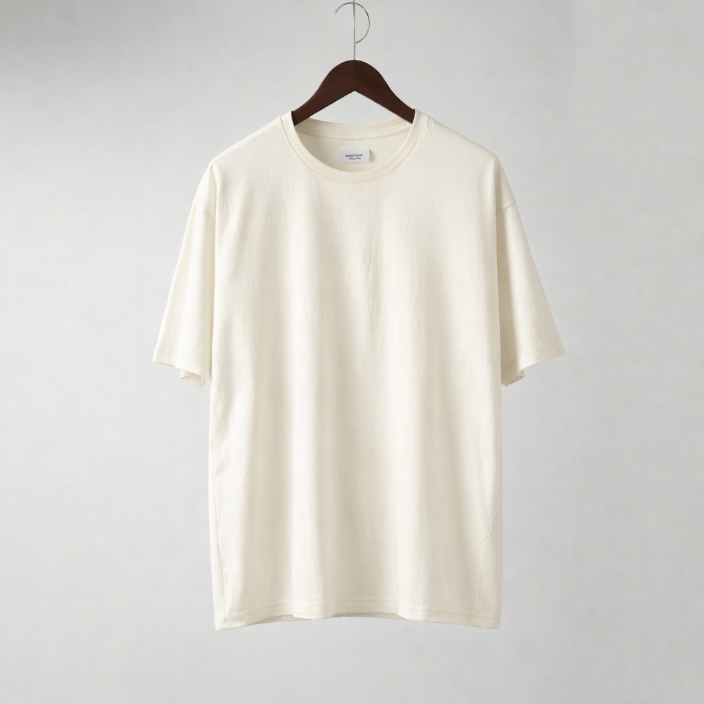 HEAVY24O GSM Oversized Fit French Terry Cotton T-Shirt - PURPLE