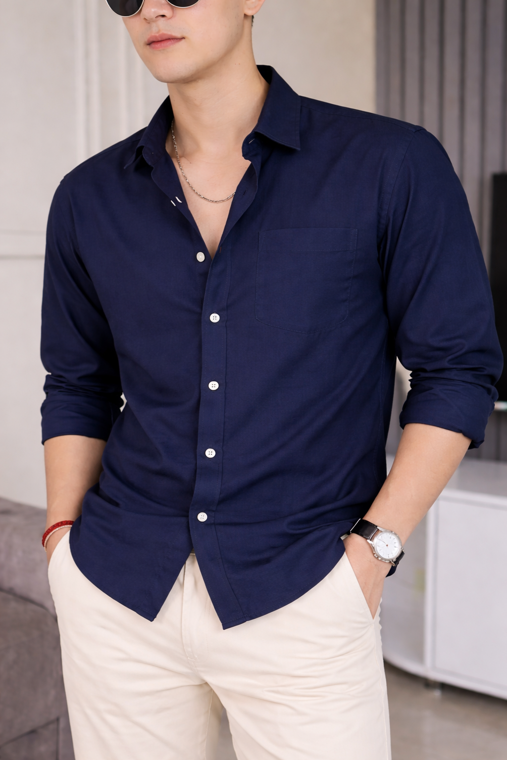 Old Money Classic Combo (Blue & Beige)