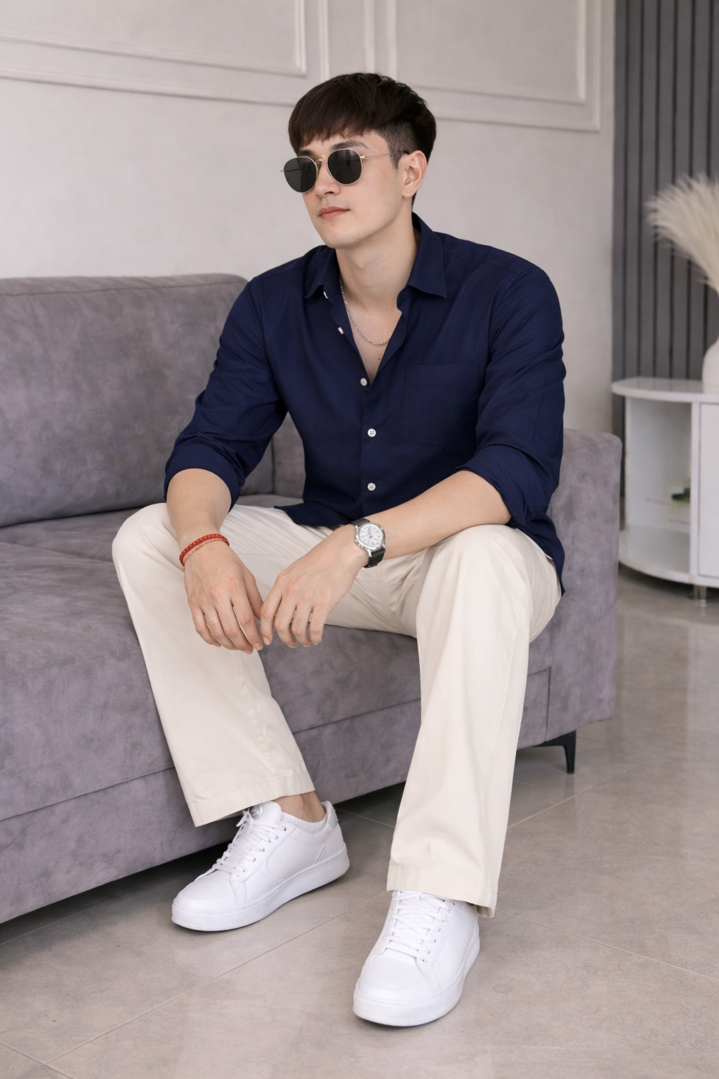 Old Money Classic Combo (Blue & Beige)