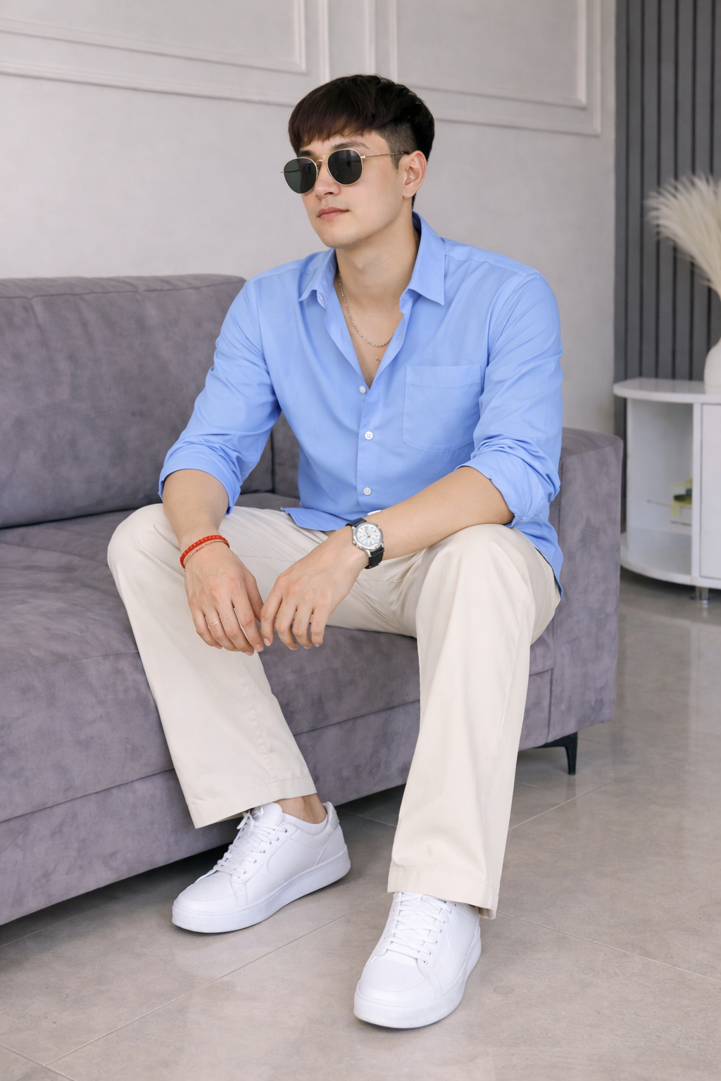 Old Money Classic Combo (Blue & Beige)