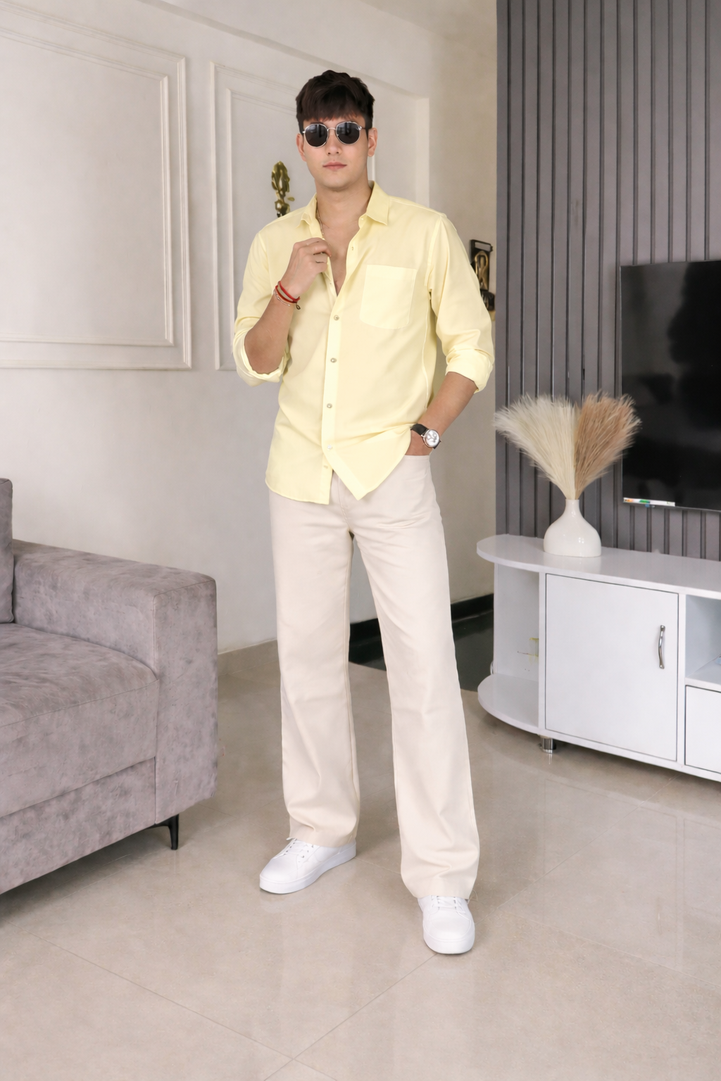 Old Money Classic Combo ( Yellow & Beige)